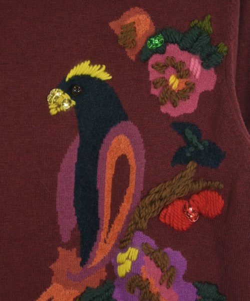 MUVEIL（ミュベール）ニット・セーター 赤 サイズ:38(M位) レディース/2200626642044