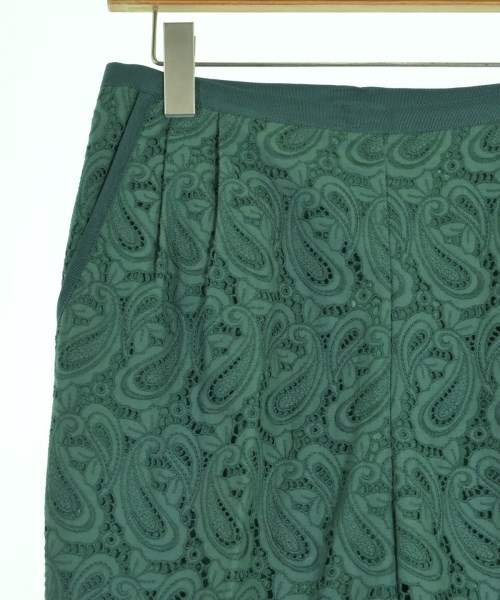 MUVEIL（ミュベール）スラックス 緑 サイズ:38(M位) レディース/2200616445129