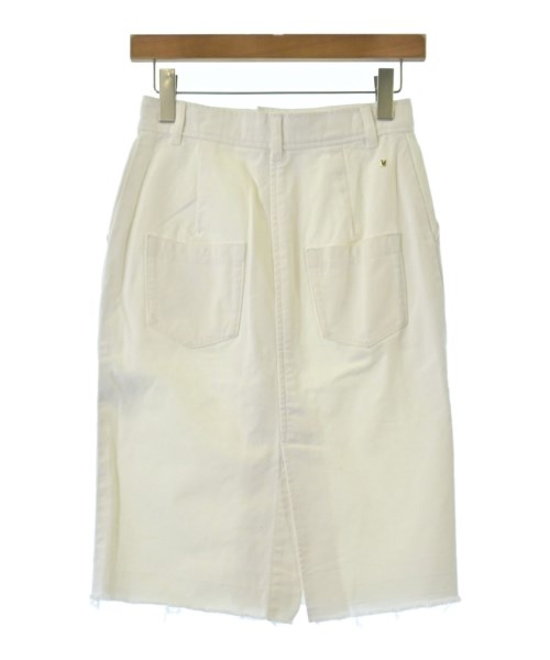 MUVEIL（ミュベール）ひざ丈スカート 白 サイズ:36(S位) レディース/2200617876014