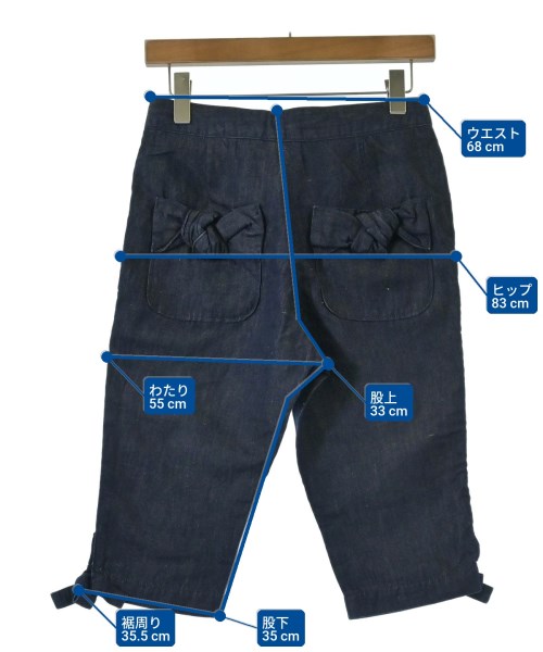 MUVEIL（ミュベール）ショートパンツ 紺 サイズ:36(S位) レディース/2200617876045