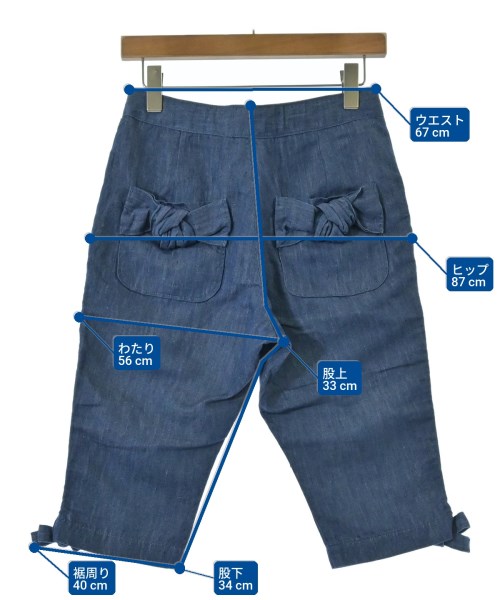 MUVEIL（ミュベール）ショートパンツ 紺 サイズ:36(S位) レディース/2200617876052