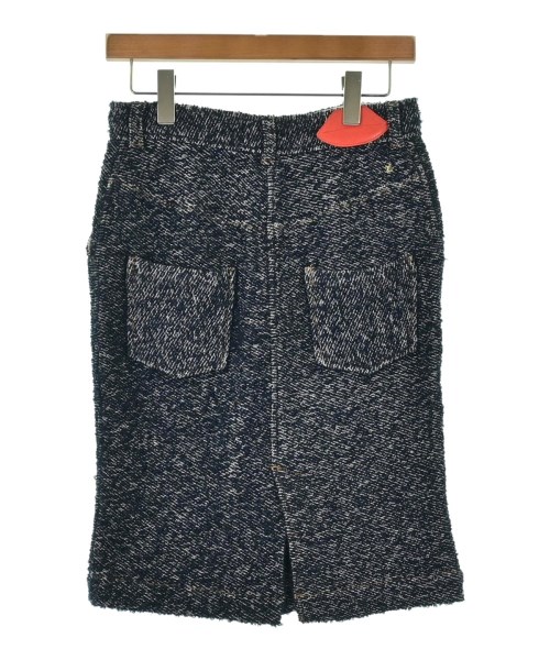 MUVEIL（ミュベール）ひざ丈スカート 紺 サイズ:36(S位) レディース/2200617876076