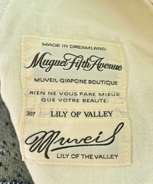 MUVEIL（ミュベール）ひざ丈スカート 紺 サイズ:36(S位) レディース/2200617876076