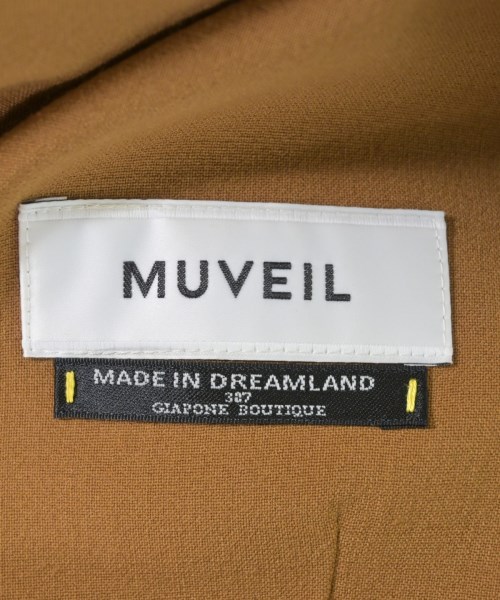 MUVEIL（ミュベール）オールインワン/サロペット 茶 サイズ:36(S位) レディース/2200618534029