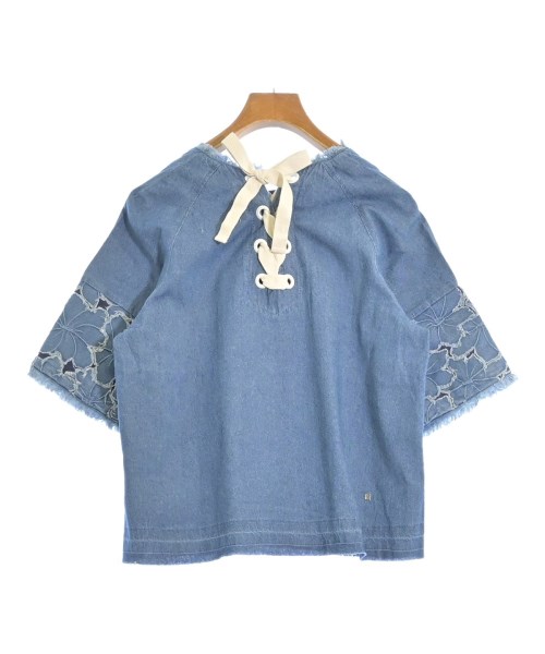 MUVEIL（ミュベール）ブラウス 青 サイズ:36(S位) レディース/2200620556026