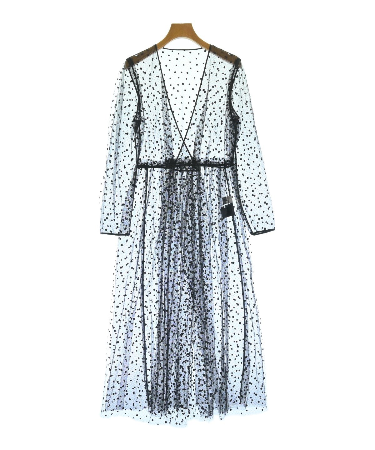 【新品タグ付き】ミュベール ワンピース MUVEIL】ミュベール フラワープリントワンピース 花柄 ロング 36