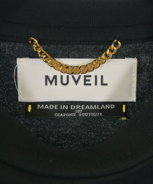 MUVEIL（ミュベール）Tシャツ・カットソー 黒 サイズ:38(M位) レディース/2200672894015