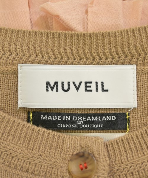 MUVEIL（ミュベール）カーディガン ベージュ サイズ:36(S位) レディース/2200673049155