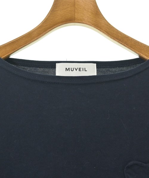MUVEIL（ミュベール）Tシャツ・カットソー 紺 サイズ:38(M位) レディース/2200673077028