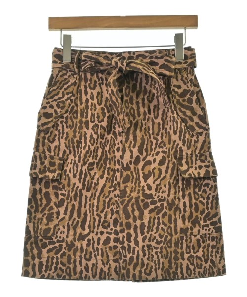 MUVEIL(ミュベール)ひざ丈スカート 茶 サイズ:36(S位)/2200675208024