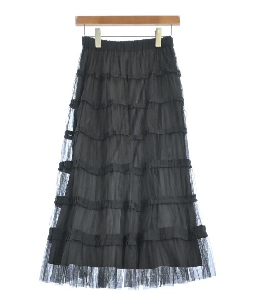 MUVEIL(ミュベール)ロング・マキシ丈スカート 黒 サイズ:36(S位)/2200672939167