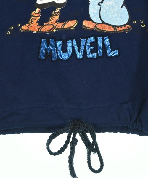 MUVEIL（ミュベール）Tシャツ・カットソー 紺 サイズ:38(M位) レディース/2200673296054