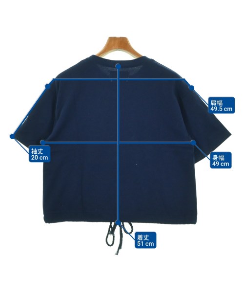 MUVEIL（ミュベール）Tシャツ・カットソー 紺 サイズ:38(M位) レディース/2200673296054