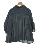 MUVEIL（ミュベール）カジュアルシャツ 紺 サイズ:36(S位) レディース/2200679962021