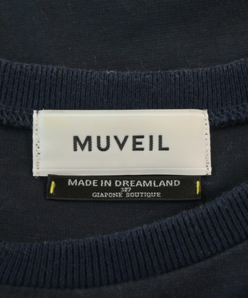 MUVEIL（ミュベール）Tシャツ・カットソー 紺 サイズ:36(S位) レディース/2200680769183
