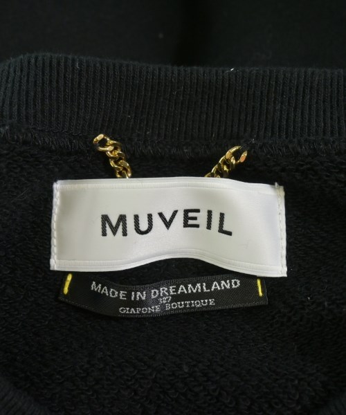 MUVEIL（ミュベール）スウェット 黒 サイズ:38(M位) レディース/2200697266026