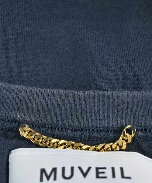 MUVEIL（ミュベール）Tシャツ・カットソー 紺 サイズ:38(M位) レディース/2200700594016