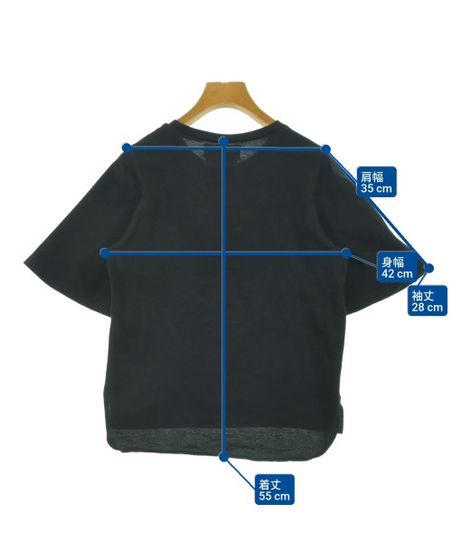 MUVEIL（ミュベール）Tシャツ・カットソー 黒 サイズ:36(S位) レディース/2200652782011