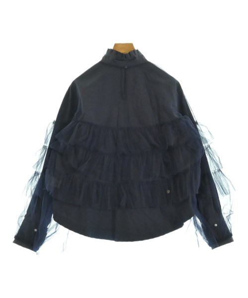 MUVEIL（ミュベール）ブラウス 紺 サイズ:38(M位) レディース/2200652981056