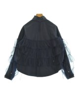 MUVEIL（ミュベール）ブラウス 紺 サイズ:38(M位) レディース/2200652981056