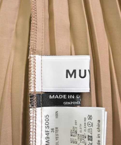 MUVEIL（ミュベール）ロング・マキシ丈スカート 茶 サイズ:36(S位) レディース/2200660903149