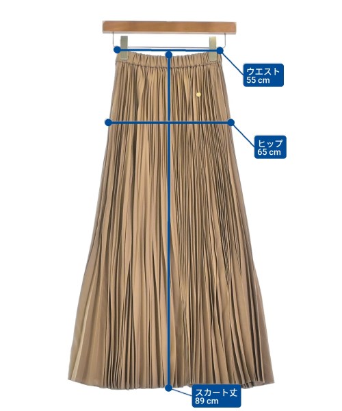 MUVEIL（ミュベール）ロング・マキシ丈スカート 茶 サイズ:36(S位) レディース/2200660903149