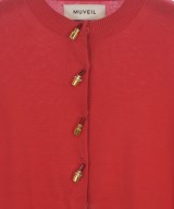 MUVEIL（ミュベール）カーディガン 赤 サイズ:38(M位) レディース/2200659153036