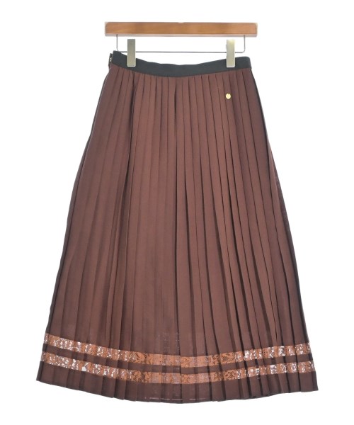 MUVEIL（ミュベール）ロング・マキシ丈スカート 赤 サイズ:36(S位) レディース/2200645984217