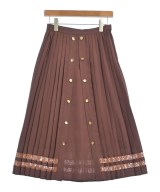 MUVEIL（ミュベール）ロング・マキシ丈スカート 赤 サイズ:36(S位) レディース/2200645984217