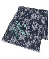 MUVEIL（ミュベール）ストール 紺 サイズ:- レディース/2200645875027