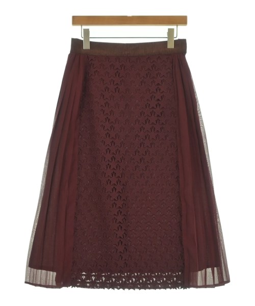 MUVEIL(ミュベール)ロング・マキシ丈スカート 赤 サイズ:40(M位)/2200640902032