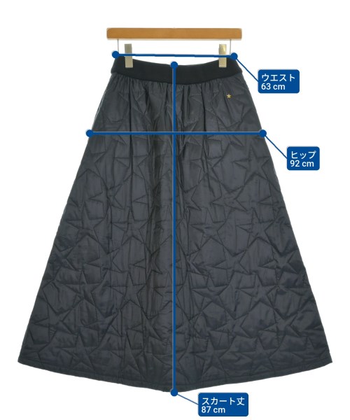 MUVEIL（ミュベール）ロング・マキシ丈スカート 黒 サイズ:-(S位) レディース/2200633291624