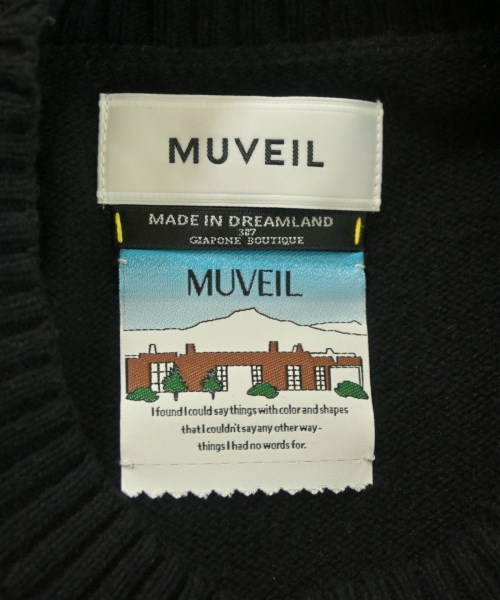 MUVEIL（ミュベール）ニット・セーター 黒 サイズ:38(M位) レディース/2200643121065