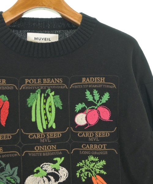 MUVEIL（ミュベール）ニット・セーター 黒 サイズ:38(M位) レディース/2200643121065