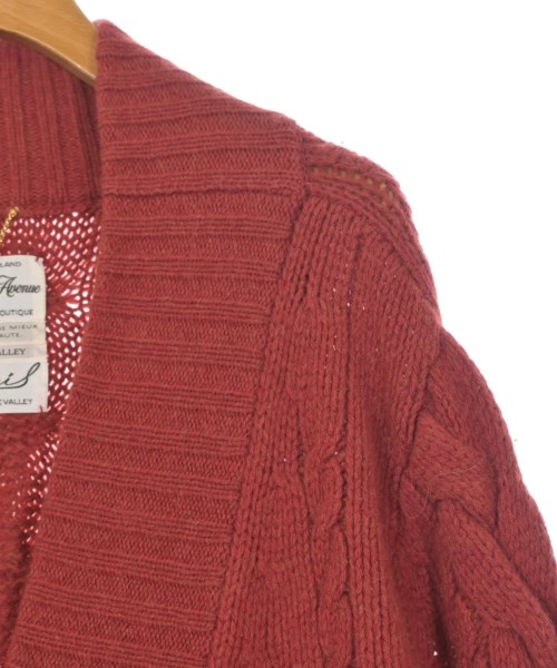 MUVEIL（ミュベール）カーディガン 赤 サイズ:F レディース/2200644917018