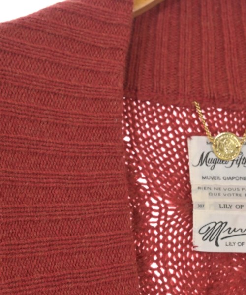 MUVEIL（ミュベール）カーディガン 赤 サイズ:F レディース/2200644917018