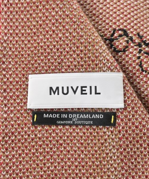 MUVEIL（ミュベール）マフラー 赤 サイズ:- レディース/2200653409023