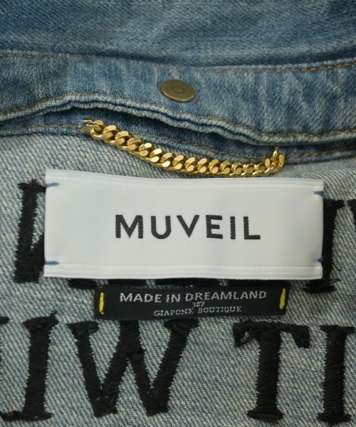 MUVEIL（ミュベール）デニムジャケット 青 サイズ:38(M位) レディース/2200704125179