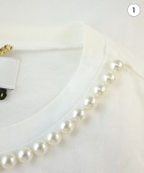 MUVEIL（ミュベール）Tシャツ・カットソー 白 サイズ:38(M位) レディース/2200704225589