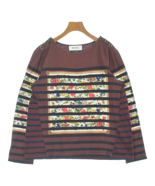 MUVEIL(ミュベール)Tシャツ・カットソー 赤 サイズ:38(M位)/2200659383204