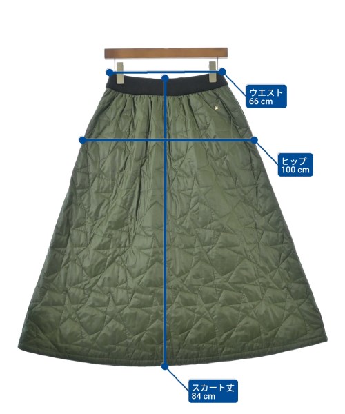 MUVEIL（ミュベール）ロング・マキシ丈スカート 緑 サイズ:-(M位) レディース/2200669123050