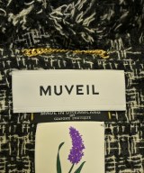 MUVEIL（ミュベール）ノーカラージャケット 黒 サイズ:38(M位) レディース/2200725523015