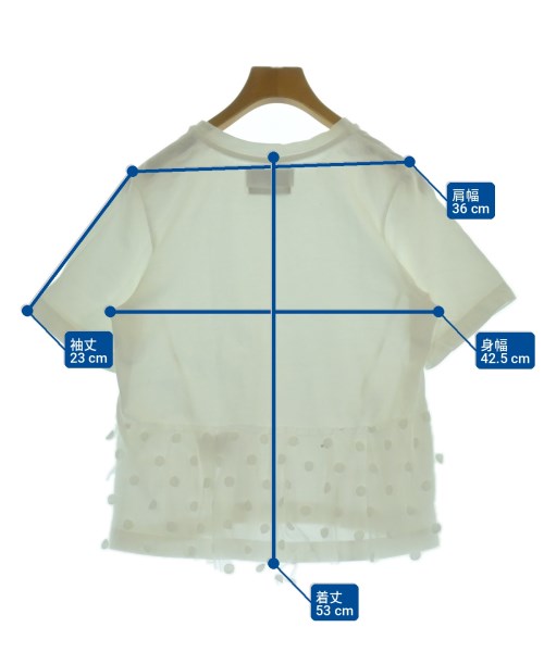 MUVEIL（ミュベール）Tシャツ・カットソー 白 サイズ:36(s位) レディース/2200726331015
