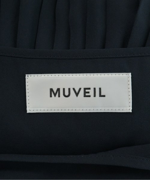 MUVEIL（ミュベール）カジュアルシャツ 紺 サイズ:36(S位) レディース/2200721297156