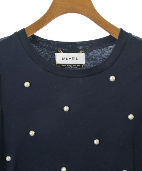 MUVEIL（ミュベール）Tシャツ・カットソー 紺 サイズ:36(S位) レディース/2200721811048