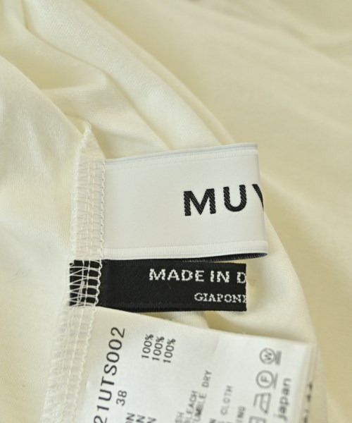 MUVEIL（ミュベール）Tシャツ・カットソー 白 サイズ:38(M位) レディース/2200728407152