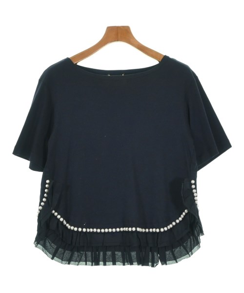 MUVEIL(ミュベール)Tシャツ・カットソー 紺 サイズ:36(S位)/2200680404220