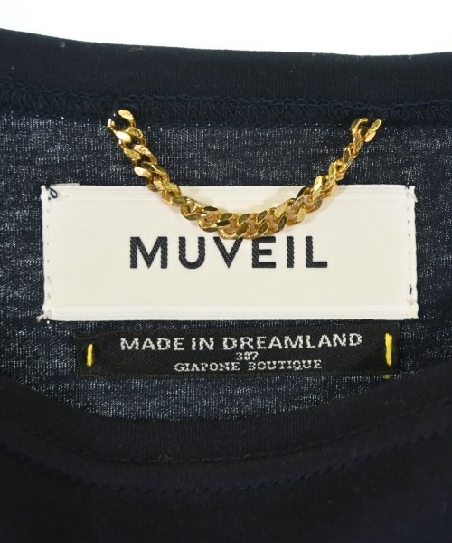 MUVEIL（ミュベール）Tシャツ・カットソー 紺 サイズ:36(S位) レディース/2200680404220