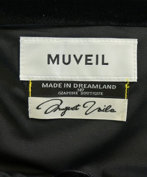 MUVEIL（ミュベール）オールインワン/サロペット 黒 サイズ:38(M位) レディース/2200685449097