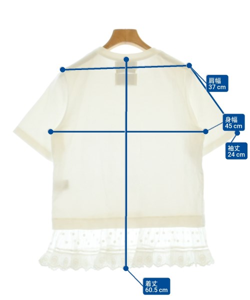 MUVEIL（ミュベール）Tシャツ・カットソー 白 サイズ:36(S位) レディース/2200685258064